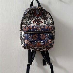 Coach Multicolor Floral Backpack